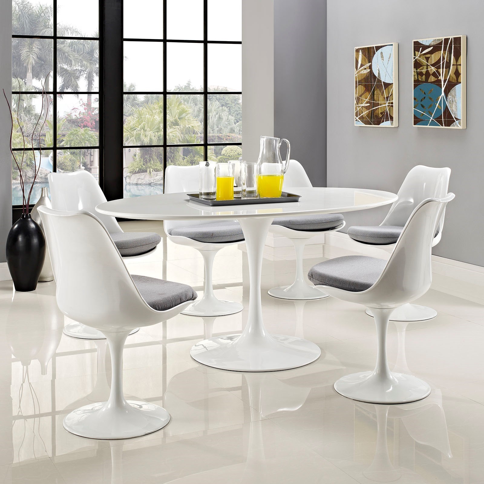 Lippa shop oval table